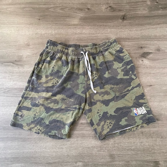 NBA Other - NBA Camo Sweat Shorts Size Large Good Used Condition
